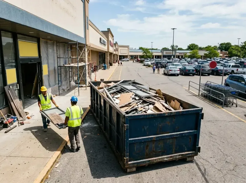 retail-store-renovation-debris-003 — frequently asked questions, Roll-off Dumpster Rentals in Commerce, TX